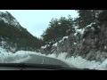 Scenic winter drive from Cannes to Gréolières les ...