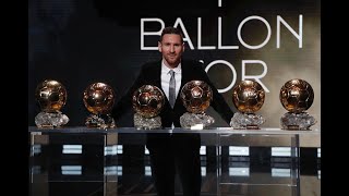 Leo Messi six-time Ballon dOr winner