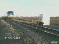 Drunk Almost Hit by Train