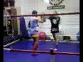 Mr. C doing padwork