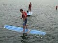 Paddle Boarding in Door County with the Family and Kelly