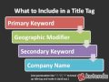 SEO Title Tag Tip: Don't Just List Keywords