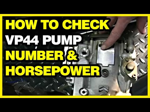 how to rebuild a vp44 pump