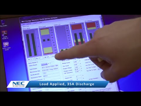 NEC Energy Solutions’ ALM 12V35 under voltage and over voltage demonstration