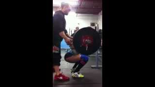 CrossFit Girl squats 176lbs for 6!