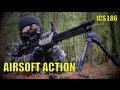 Airsoft War ICS L86, ICS Galil Section8 Scotland HD
