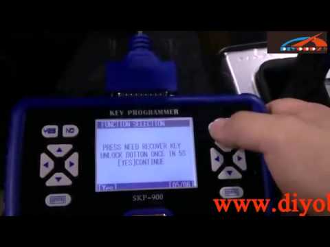 How to install Range Rover 2012 by SuperOBD SKP 900 Key Programmer V2.1
