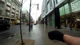 London walking tours. First person view video with map.