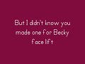 Be Your Own Pet - Becky