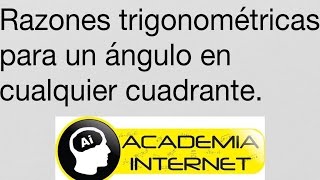 Grado décimo- Razones trigonométricas