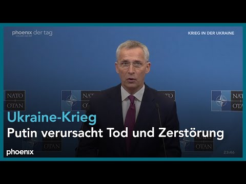 NATO-Generalsekretär Jens Stoltenberg zur Vorschau auf den NATO-Sondergipfel am Donnerstag