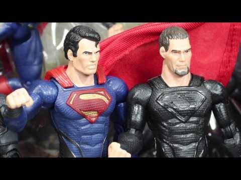 Man Of Steel Movie Masters Superman VS General Zod 2 Pack SDCC 2013 Exclusive Review