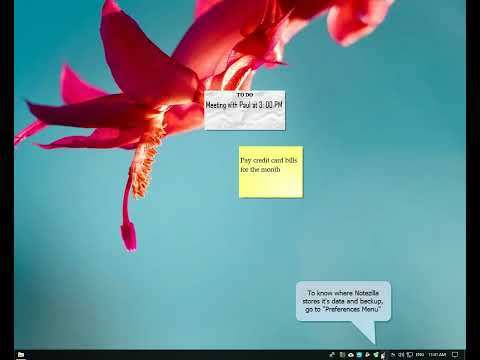 Restoring sticky notes from backup