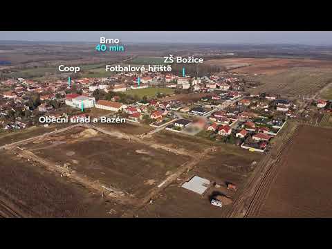 Video Prodej stavebního pozemku 809 m² - Božice