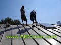 Solar Install on metal pan roof in Studio City, California
