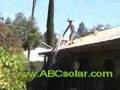 Solar Install on metal pan roof in Studio City, California