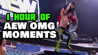 1 Hour Of AEW OMG Moments
