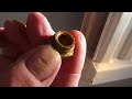 How to repair a leaking radiator valve.