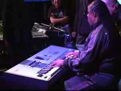 Stevie Wonder plays the Motif XS at  Winter NAMM 07