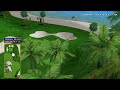 Golden Tee Great Shot on Tahiti Cove!