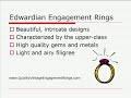 Edwardian Engagement Rings