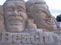 2008 Democratic Presidential Candidates Sand Sculptures