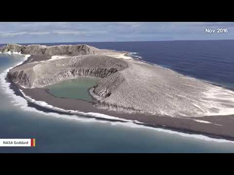 Unit 147 NASA Studies The Birth Of An Unusual New Island.