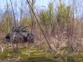 Pershing in forest