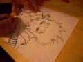 Drawing sasuke Shippuuden with chidori