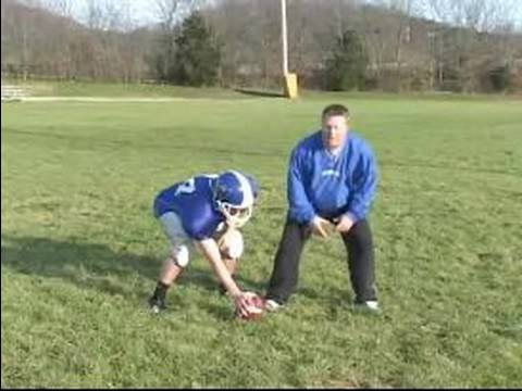 how to teach a center to snap the ball