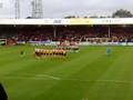 Eddie Thompson`s minute silence at Tannadice. Dundee Utd 2 -
