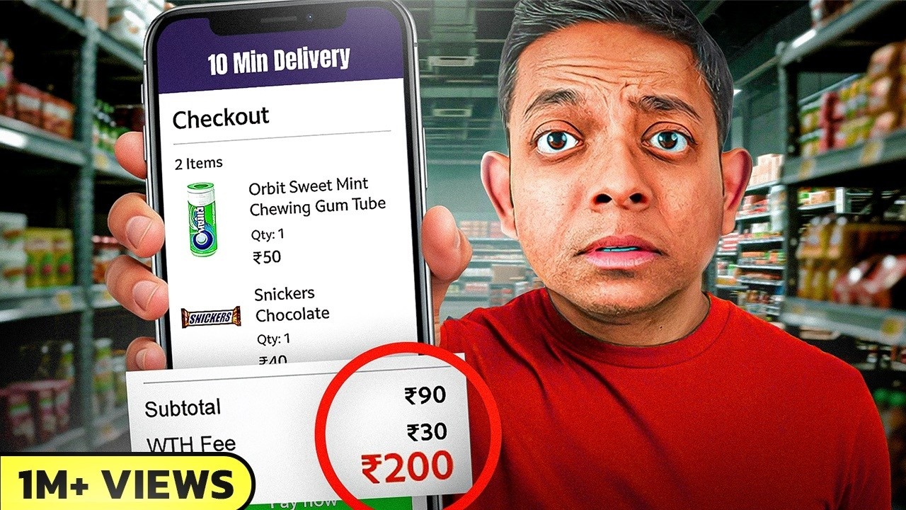 10-Minute Delivery apps are fooling YOU! 🤡