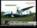 Casi se convierte en videos de accidentes de aviones