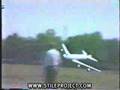 Choque de un avion rc (aeromodelismo)