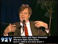 garrison keillor reads pontoon at the 92nd street y