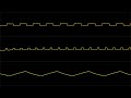 so, idecided to take a look at all the separate channels of some chiptune music at once. thought it might look cool, since those waveforms are usually so pretty. i quickly put together a script to create this and other videos. this time, i decided to try a different platform, so i picked the nintendo entertainment system. here's one of tracks from the game 