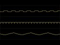 so, idecided to take a look at all the separate channels of some chiptune music at once. thought it might look cool, since those waveforms are usually so pretty. i quickly put together a script to create this and other videos. this time, i decided to try a different platform, so i picked the nintendo entertainment system. here's one of tracks from the game 