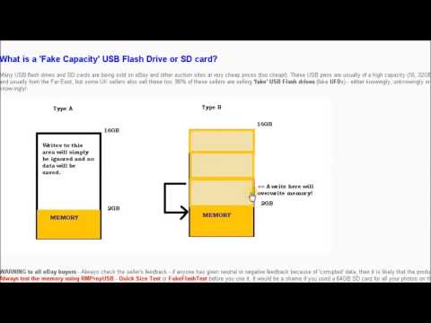 how to test sd card capacity
