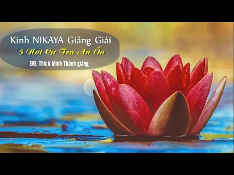 Kinh NIKAYA Giảng Giải - 5 Nơi Cư Trú An Ổn