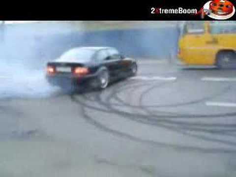 Sick Burnout Video - M3 vs Bicycle