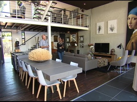Top Billing features a trendy fire station inspired home 