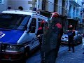 Ertzaintza Getariako Harralde tabernaren kanpoaldean Ertzaintza Getariako Harralde tabernaren kanpoaldean