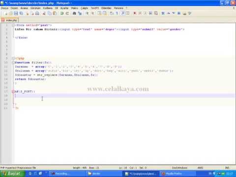 how to define php function