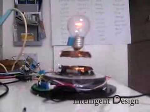 Levitating lightbulb