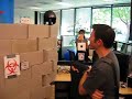 Office Pranks - Brick Wall - Reaction