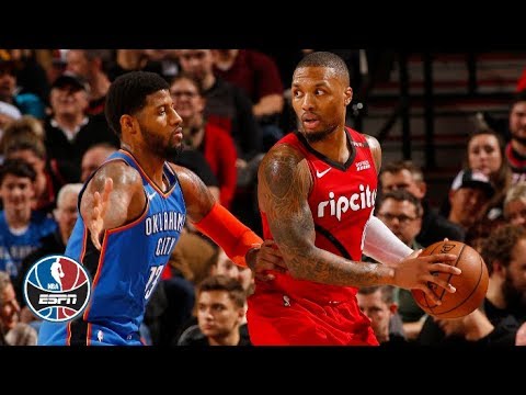 Video: Paul George, Russell Westbrook help Thunder outlast Trail Blazers | NBA Highlights