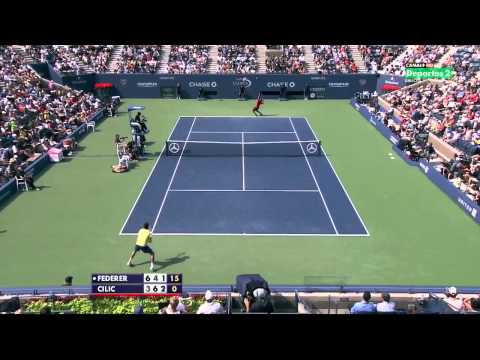 R.Federer vs M.Cilic US Open 2011 HD