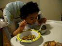 Ananya eating mumm-mumm
