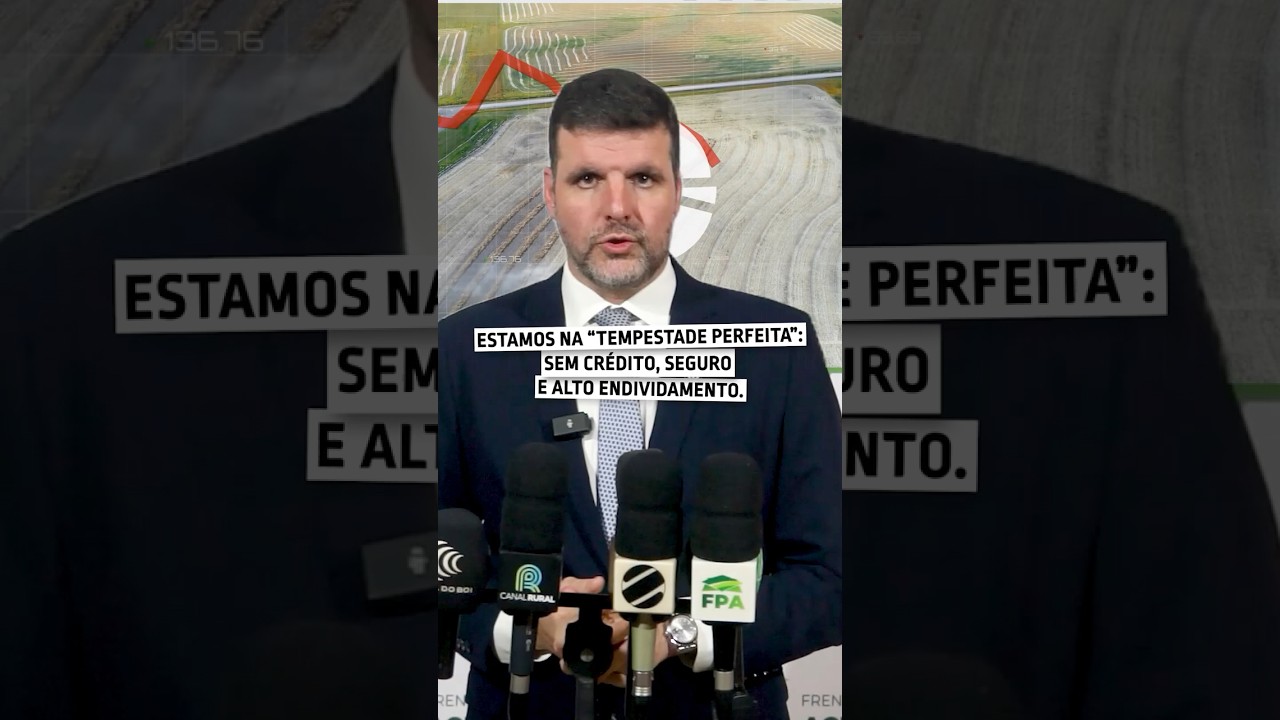 👨🏻‍🌾 O agro vive uma “tempestade perfeita” e precisa de soluções urgentes.