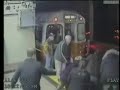 Subway Stops Inches Before Woman on Tracks 